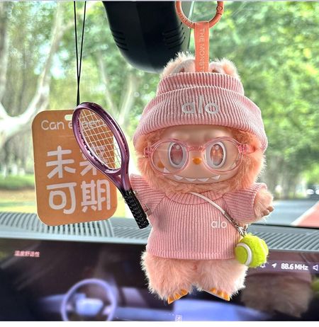 Genuine labubu car pendant high-end exquisite girlfriend birthday gift cute